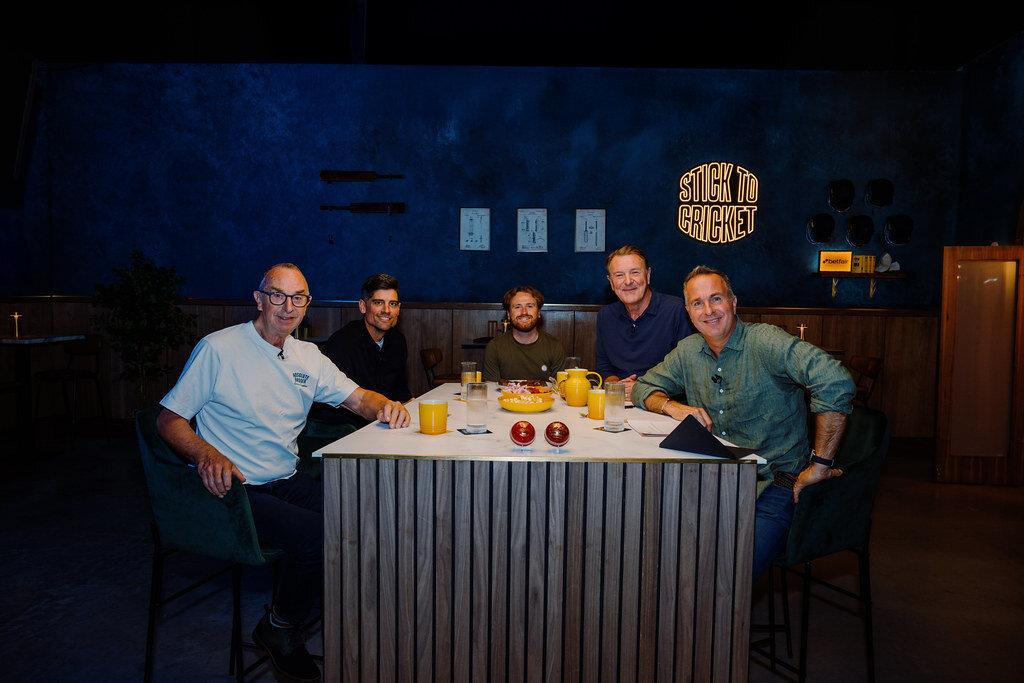 Michael Vaughan, Alastair Cook, David Lloyd and Phil Tufnell on Stick to Cricket